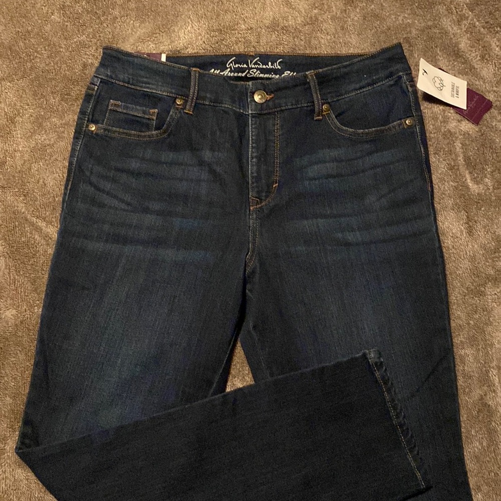 Gloria Vanderbilt High-Rise skinny jeans pants size 6 short